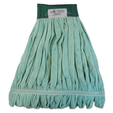 Boardwalk® Microfiber Looped-end Wet Mop Heads, Medium, Green, 12-carton freeshipping - TVN Wholesale